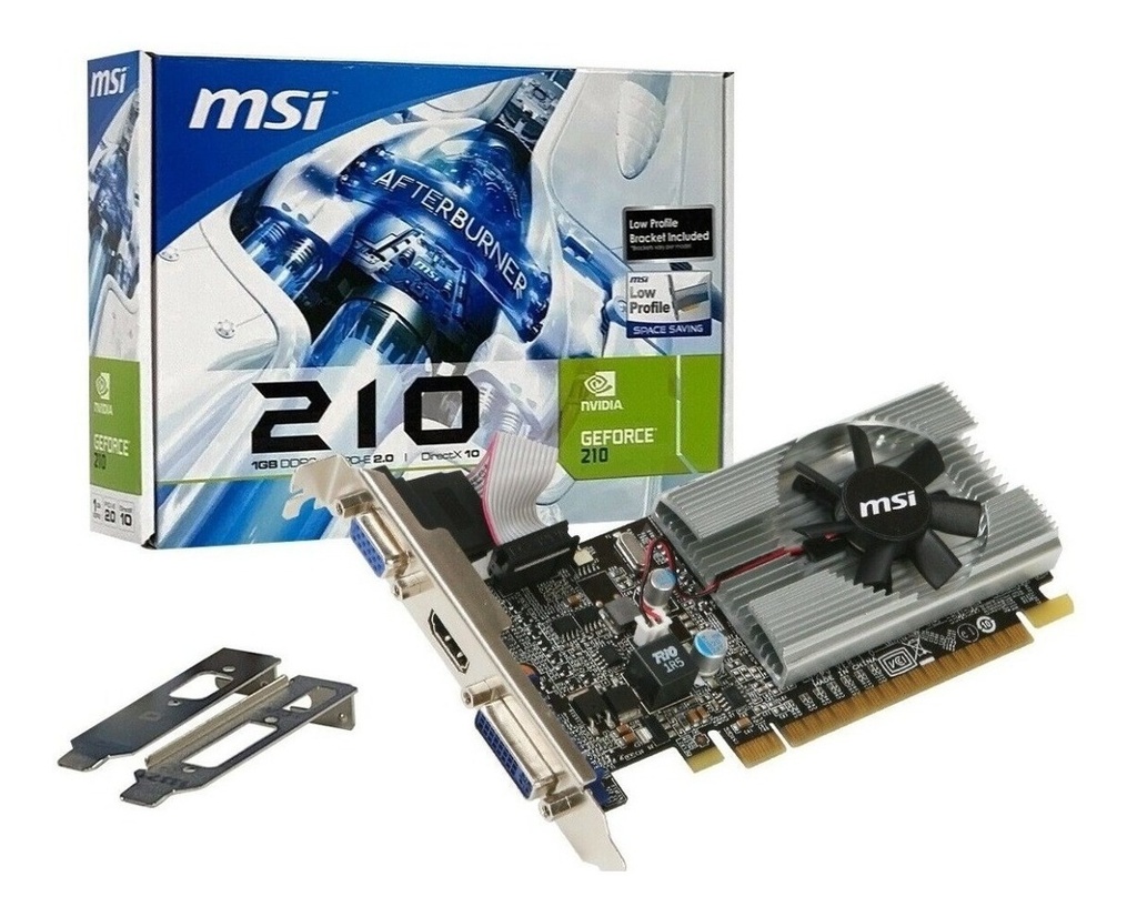 PLACA DE VIDEO GEFORCE GT210 MSI / 1GB DDR3