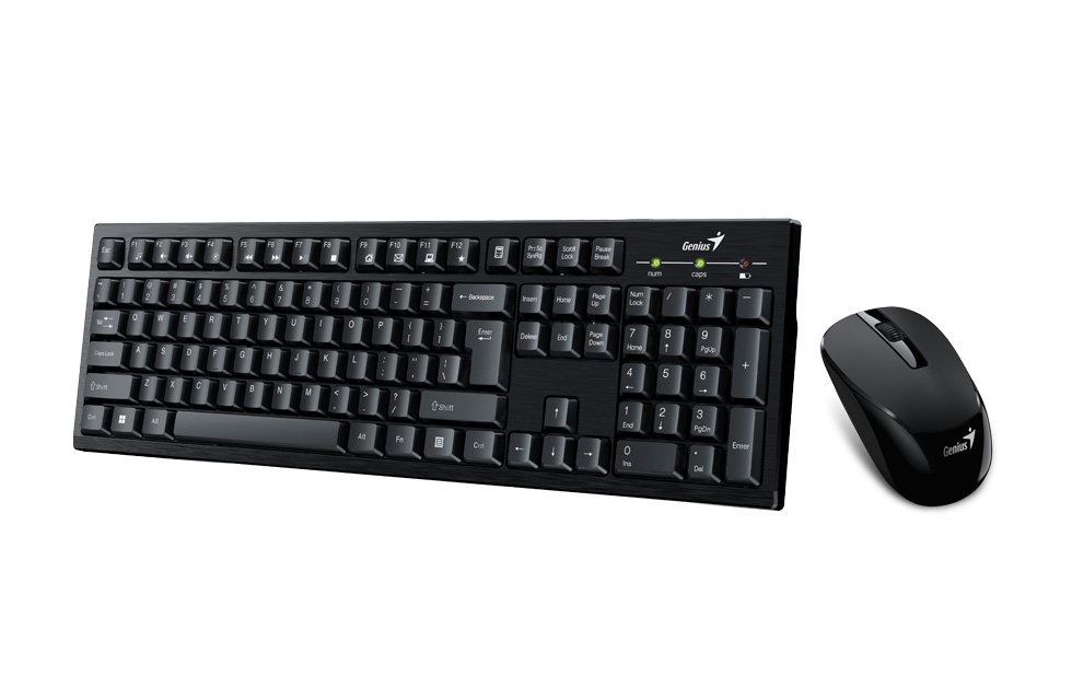 TECLADO Y MOUSE INALAMBRICO GENIUS KM-8101 AI COPILOT