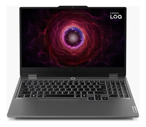 NOTEBOOK LENOVO LOQ 15ARP9 GAMING/ RYZEN 5-7235HS / SSD 512GB / 16GB DDR5 / PANTALLA 15.6 FULL HD 144HZ / WIN11 / NVIDIA RTX 4050 6GB / LUNA GREY