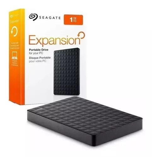 DISCO EXTERNO HD SEAGATE 1TB USB 3.0 EXPANSION BLACK