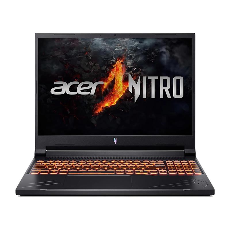 NOTEBOOK ACER NITRO V16 AI / AMD RYZEN 5 240 5.0GHZ / NVIDIA GEFORCE RTX 5050 8GB DEDICADOS GDDR7 / 16GB DDR5 / NVME 512GB SSD / PANTALLA 16 WUXGA FULL HD 180HZ IPS / OBSIDIANA NEGRA