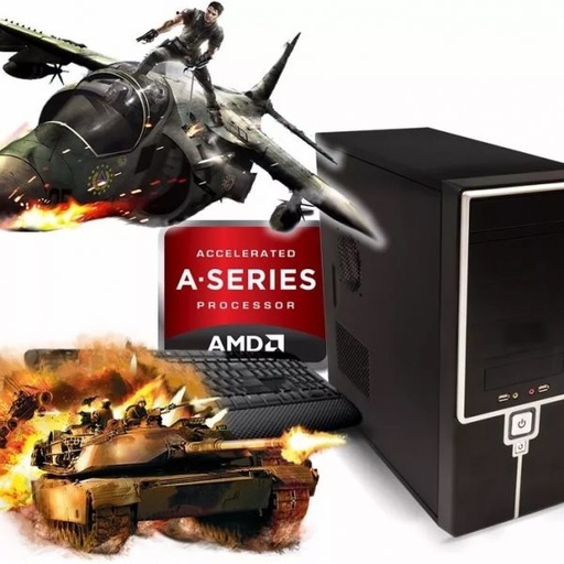 PC RYZEN 5 3400G 4.2 GHz / 8GB RAM DDR4 3200MHZ / DISCO SSD 240GB / Radeon™ RX Vega 11 Graphics / GABINETE KIT