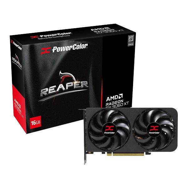 PLACA DE VIDEO POWERCOLOR REAPER AMD RADEON RX 9060XT 16GB GDDR6