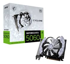 PLACA DE VIDEO GEFORCE RTX™ 5060 /MSI CYCLONE OC/ 8GB DDR7
