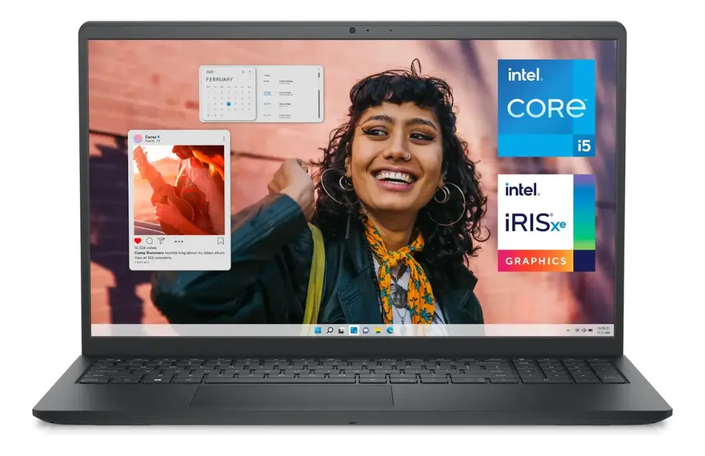 NOTEBOOK DELL 3530 / INTEL CORE I5-1334U 4.6GHZ 13AVA GENERACION / NVME 512GB SSD / 16GB DDR4 / PANTALLA 15.6 FULL HD 120HZ/ BLACK 