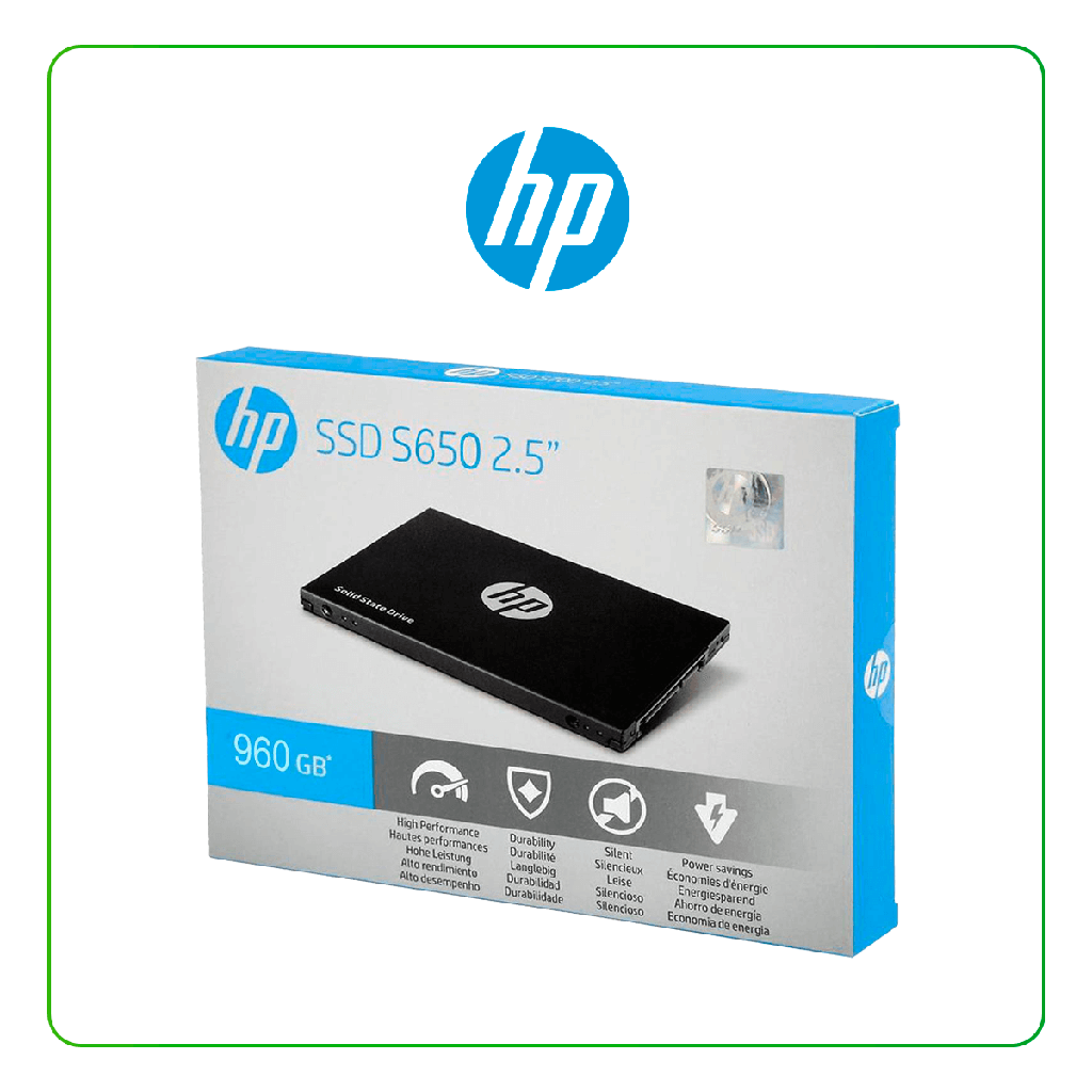 DISCO SOLIDO SSD S650 HP 960GB