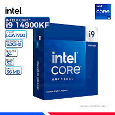MICROPROCESADOR INTEL CORE I9-14900KF 6.0GHZ (14AVA GENERACION) / DESBLOQUEADO / SIN VIDEO / SIN COOLER