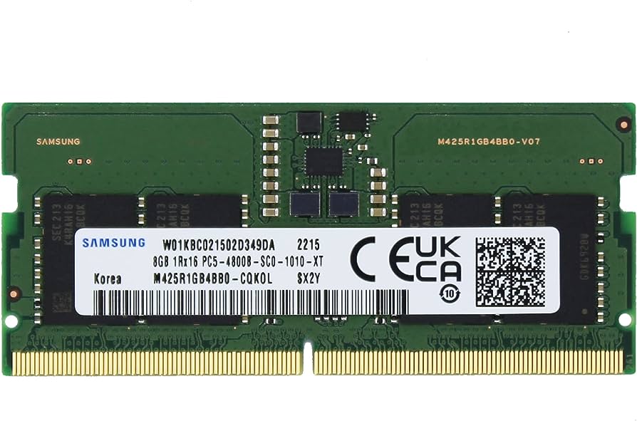 MEMORIA RAM 8GB DDR5 SAMSUNG SODIMM CRUCIAL 4800MHZ