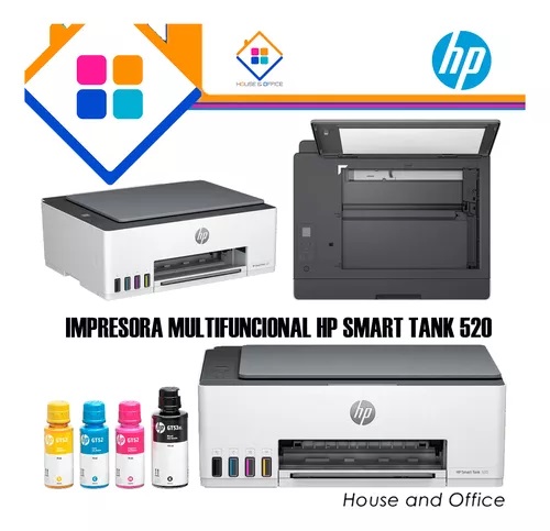 IMPRESORA MULTIFUNCION SISTEMA CONTINUO HP SMART TANK 520