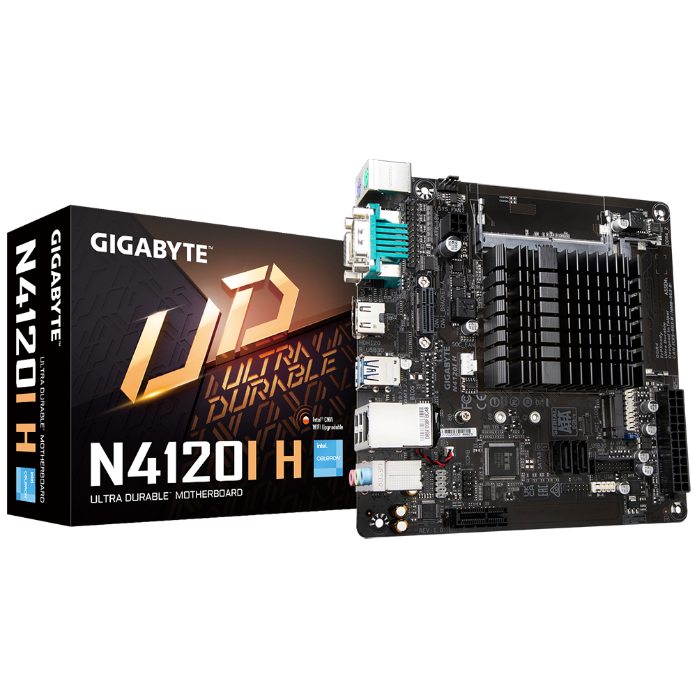 Mother Gigabyte N4120I H Mother+CPU Intel Celeron N4120+Video c/Puerto Serie