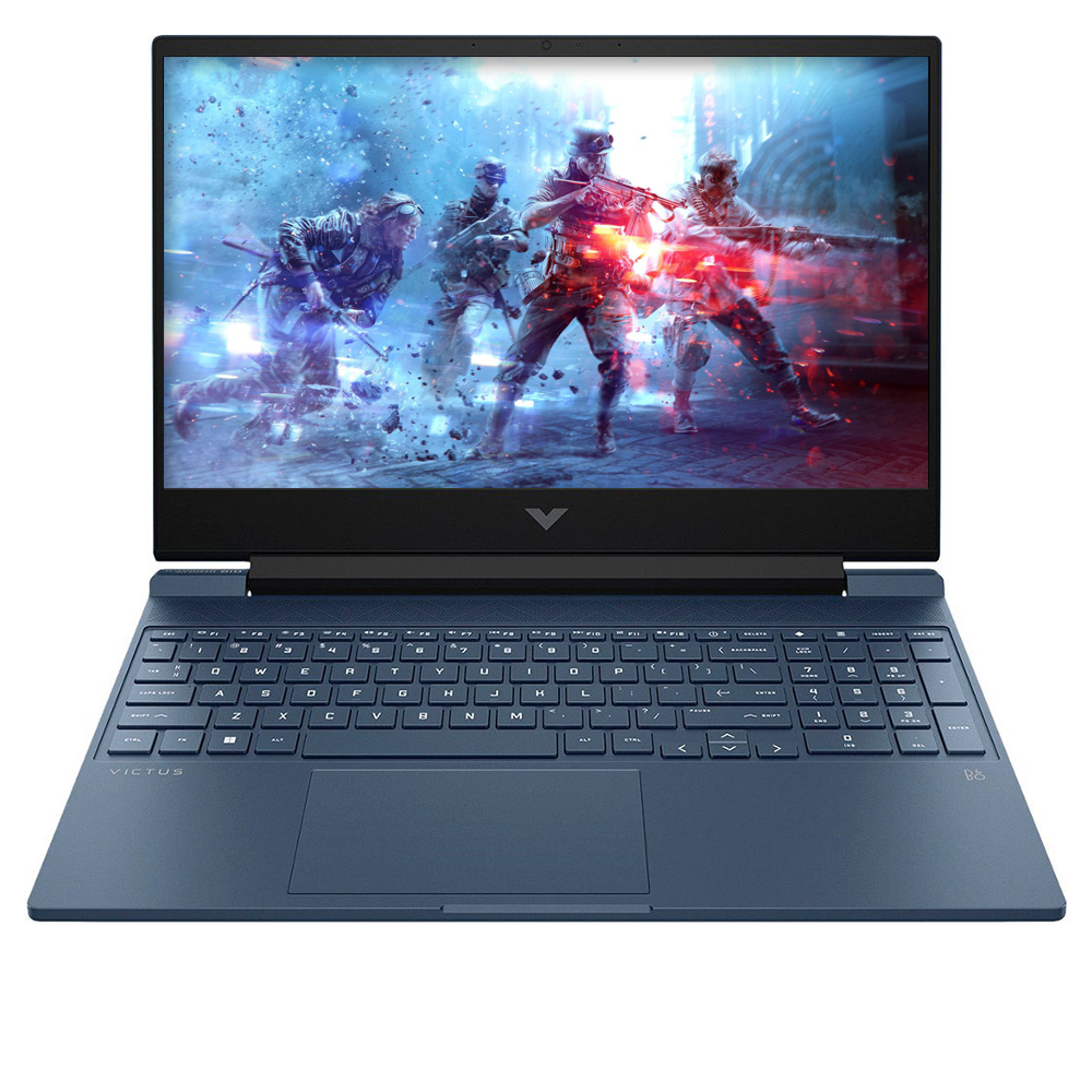 NOTEBOOK HP VICTUS 15-FA0033 GAMING / INTEL CORE™ I5-12450H 4.4GHZ / NVME 512GB SSD / 16GB DDR4 / PANTALLA 15.6&quot; FULL HD 144Hz / WIN11 / NVIDIA® RTX 3050 4096MB GDDR6 PERFORMANCE BLUE / TECLADO RETROILUMINADO