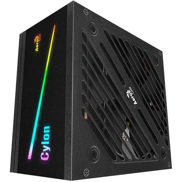 FUENTE AEROCOOL CYLON 600W RGB 80 PLUS BRONZE