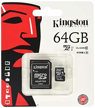 MICRO SD CANVAS SELECT PLUS 64GB 100MB/S KINGSTON