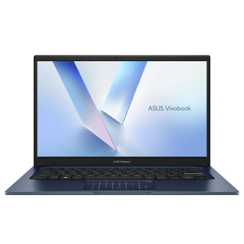 NOTEBOOK ASUS VIVOBOOK X1404VA-I38128 / INTEL CORE™ I3-1315U 4.5GHZ / NVME 128GB SSD /8GB DDR4 / PANTALLA 14" FULL HD / TECLADO NUMERICO EN TOUCHPAD / WIN11 QUIET BLUE