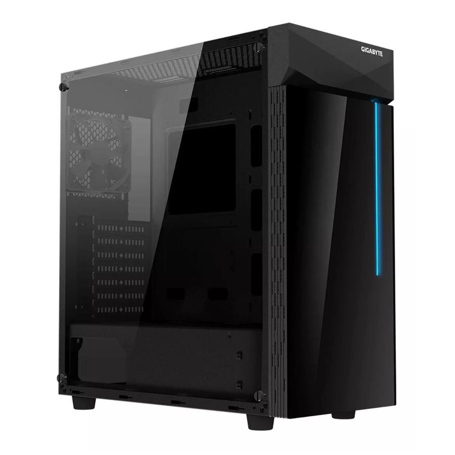 GABINETE GIGABYTE C200G MID-TOWER TG ATX  BLACK / RGB / VIDRIO TEMPLADO