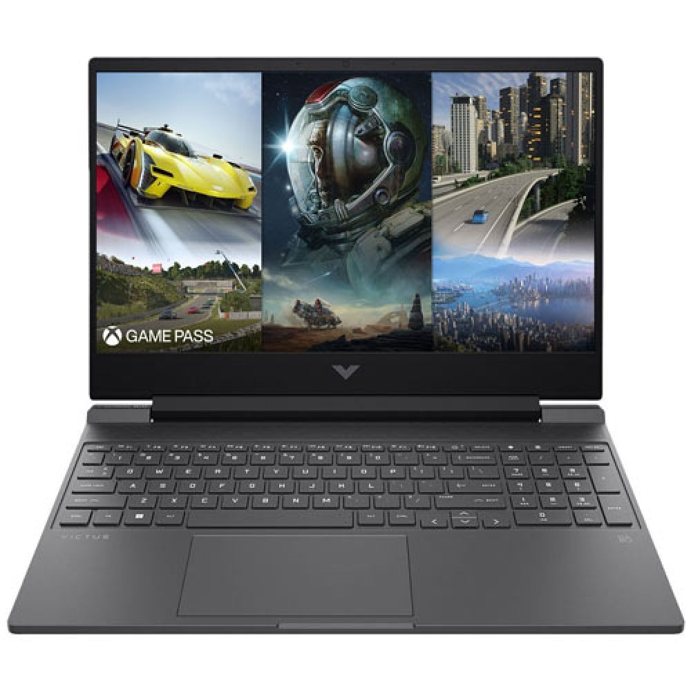 NOTEBOOK HP VICTUS 15-FB2082 GAMING / AMD RYZEN 5 8645HS 4.9GHZ / 1TB NVME SSD / 32GB DDR5 / PANTALLA 15.6 FULL HD / WIN11 /NVIDIA RTX 4050 6GB DEDICADOS / MICA SILVER / TECLADO RETROILUMINADO