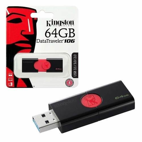 PENDRIVE KINGSTON DATA TRAVELER EXODIA ONYX 64 GB 3.2