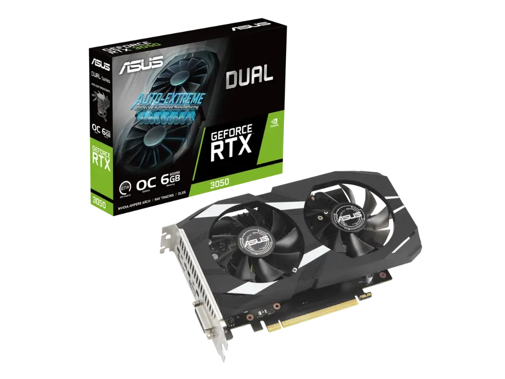 PLACA DE VIDEO ASUS GeForce RTX 3050 GAMING X 6G MSI