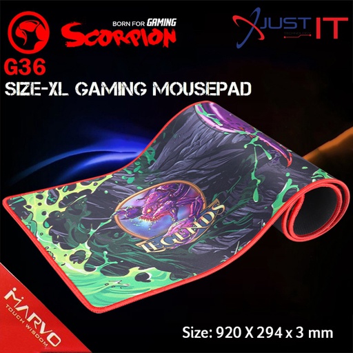 MOUSEPAD MARVO G36 XL (920X294X3)