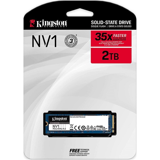 TARJETA SOLIDA PCI-E NVME KINGSTON NV1 2 TB