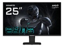 MONITOR GAMER GIGABYTE 25" 200HZ GS25F2 / 1MS / FULL HD / IPS / GSYNC / AMD FREESYNC / HDR / HDMI / DISPLAY PORT 