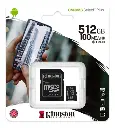 MICRO SD CANVAS SELECT PLUS 512GB 100MB/S KINGSTON