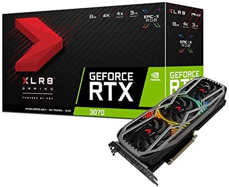 NVIDIA GEFORCE RTX 3070 8GB PNY XLR8 GAMING REVEL EPIC-X