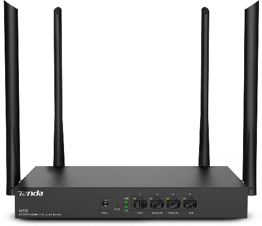 ROUTER TENDA W15E AC1200 HOTSPOT WIFI S - 4 ANTENAS - DUAL BAND