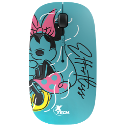 MOUSE INALAMBRICO X-TECH DISNEY MINNIE 1600DPI XTM-M340MM