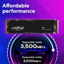 TARJETA NVME M.2 SSD 2TB CRUCIAL PCI-E 3.0