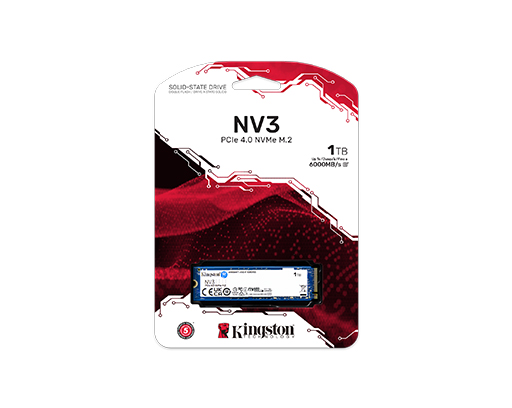 TARJETA NVME KINGSTON 1TB NV3 PCIE 4.0 NVME M.2