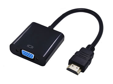 HDMI A VGA CONVERSOR (SIRVE PARA CONECTAR PLACAS DE VIDEO O MOTHERS CON HDMI EN MONITORES VGA) 677